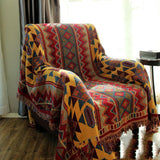 Bohemian Bed Blanket Cover Blanket Geometric Tapestry Sofa Blanket 0 - Tophatter Daily Deals