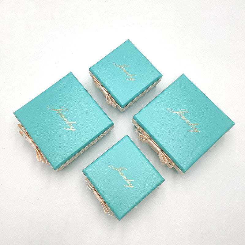 Blue Gift Box Bow Knot Bracelet Bracelet Box 0 - Tophatter Daily Deals