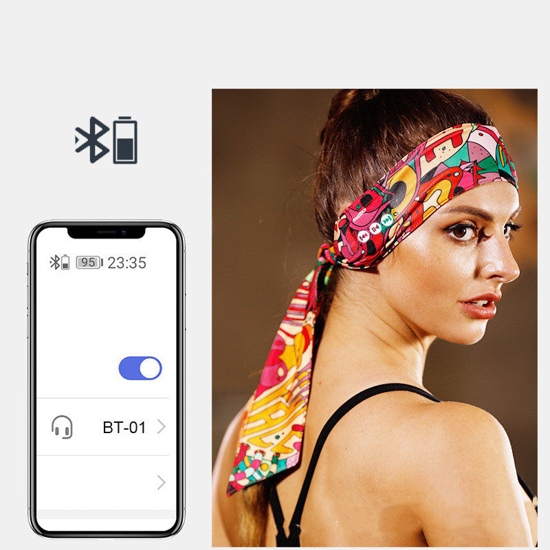 Bluetooth Sports Band-Type Music Headscarf 0 - Tophatter Daily Deals