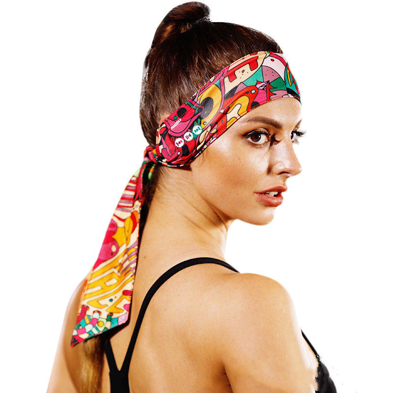 Bluetooth Sports Band-Type Music Headscarf Red 0 - Tophatter Daily Deals