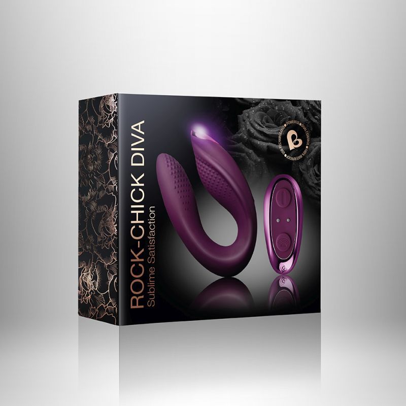 Rocks Off Rock Chick Diva – Clitoral and G-Spot Vibrator > Vibrators > G-Spot - Tophatter Daily Deals