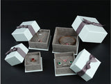 Bowknot Jewelry Box Necklace Jewelry Gift Flannel 0 - Tophatter Daily Deals