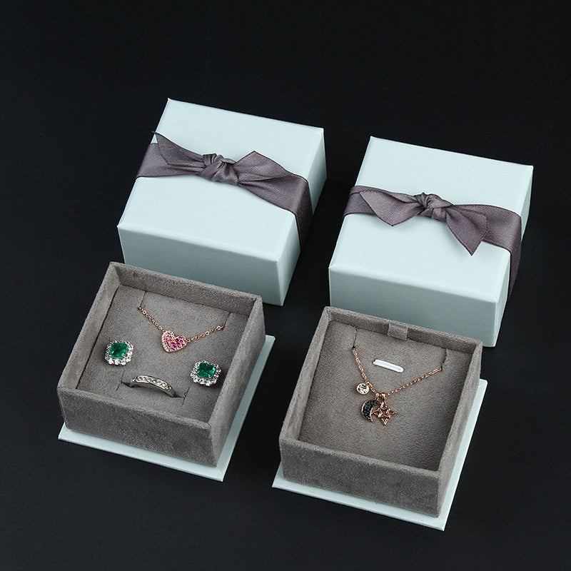 Bowknot Jewelry Box Necklace Jewelry Gift 0 - Tophatter Daily Deals