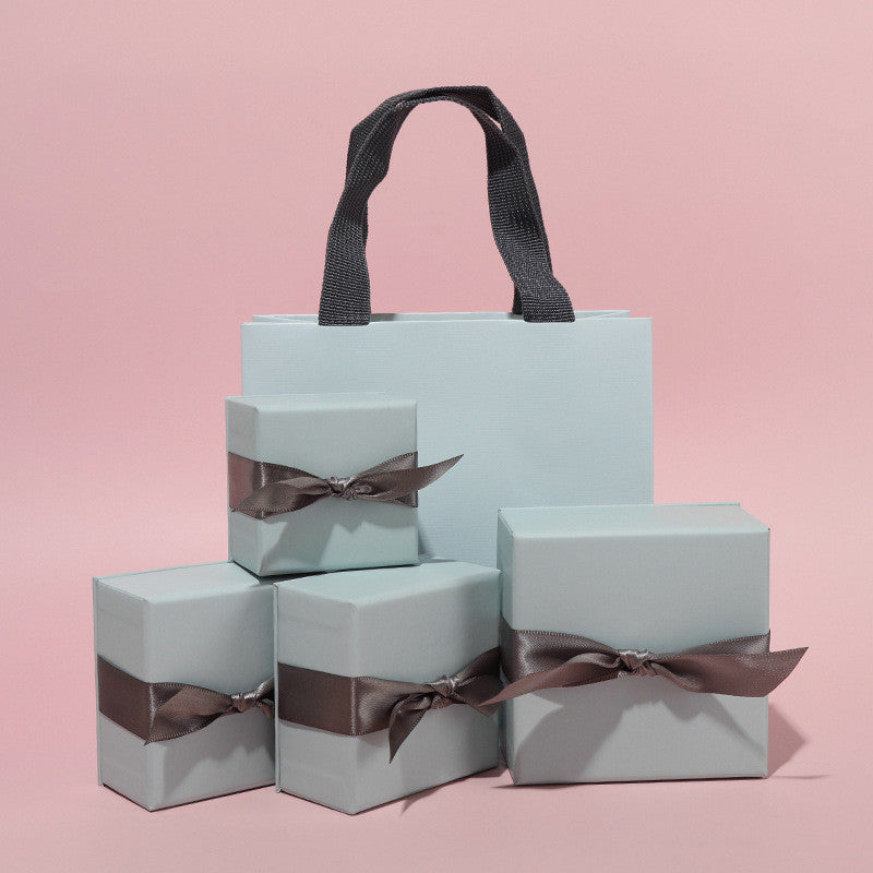 Bowknot Jewelry Box Necklace Jewelry Gift 0 - Tophatter Daily Deals