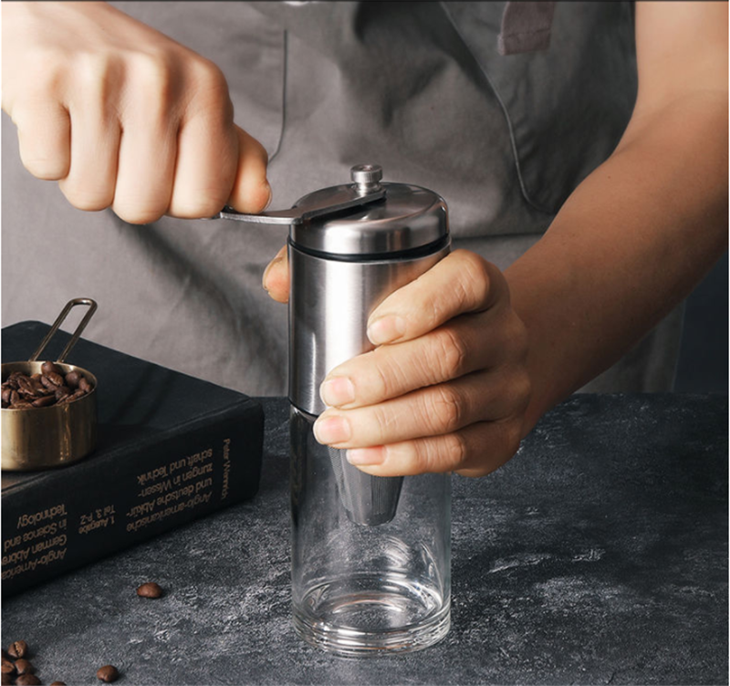 Brewing Integrated Hand Grinder Coffee Bean Grinder 0 - Tophatter Daily Deals