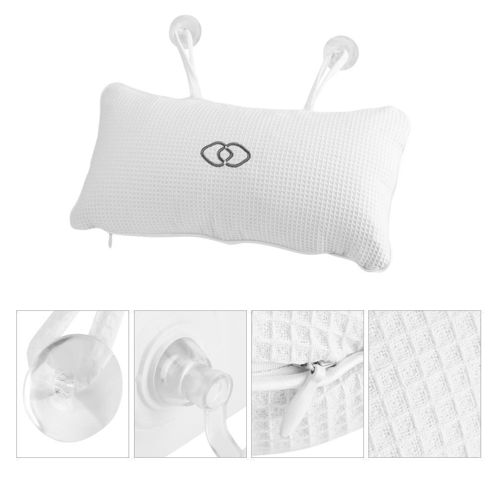 Built-in PVC Inflatable Bag Shower Pillow For Bathroom 0 - Tophatter Daily Deals