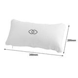 Built-in PVC Inflatable Bag Shower Pillow For Bathroom 0 - Tophatter Daily Deals