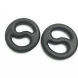 Brutus Yin Yang Silicone Cock and Ball Duo Ring > Cock Ring > Single - Tophatter Daily Deals