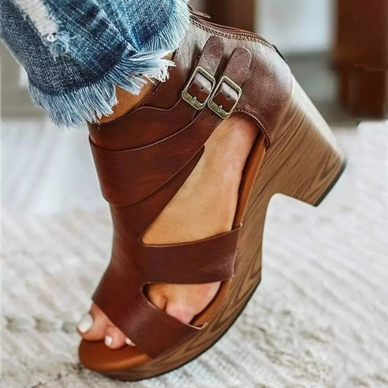 All-match Women's Shoes Mid-heel Shoes 0 - Tophatter Daily Deals