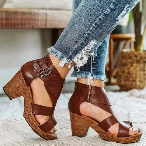 All-match Women's Shoes Mid-heel Shoes 0 - Tophatter Daily Deals