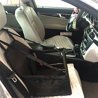 Basket Buckle With Cat And Dog Bag, Pet Car Seat, Anti-dirty Seat, Thickened Corgi Cushion Box Black 40to30to25cm 0 - Tophatter Daily Deals