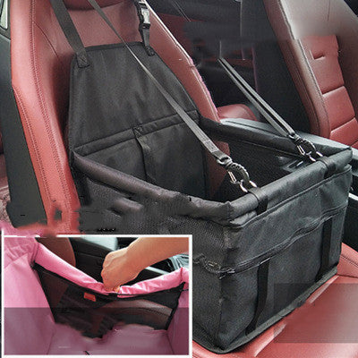 Basket Buckle With Cat And Dog Bag, Pet Car Seat, Anti-dirty Seat, Thickened Corgi Cushion Box Black reinforcement 40to30to25cm 0 - Tophatter Daily Deals