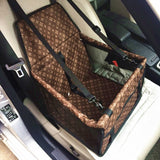 Basket Buckle With Cat And Dog Bag, Pet Car Seat, Anti-dirty Seat, Thickened Corgi Cushion Box Retro brown reinforcement 40to30to25cm 0 - Tophatter Daily Deals