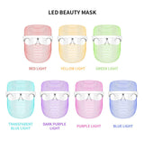 7 Color LED Mask Red Light Therapy Skin Rejuvenation Massager Beauty Home Skin Face Whitening Anti Aging SPA Device 0 - Tophatter Daily Deals