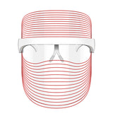7 Color LED Mask Red Light Therapy Skin Rejuvenation Massager Beauty Home Skin Face Whitening Anti Aging SPA Device As shown USB 0 - Tophatter Daily Deals