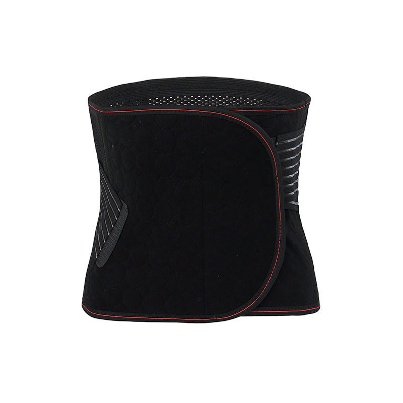 Back Support Weight Loss Brace Belt Lumbar Lower Waist Double Adjust Back Pain Relief Waist Support Sport Springs Belt Black 0 - Tophatter Daily Deals