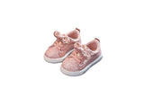 Bright Leather Sneakers Casual Shoes Sports Shoes Bow 0 - Tophatter Daily Deals