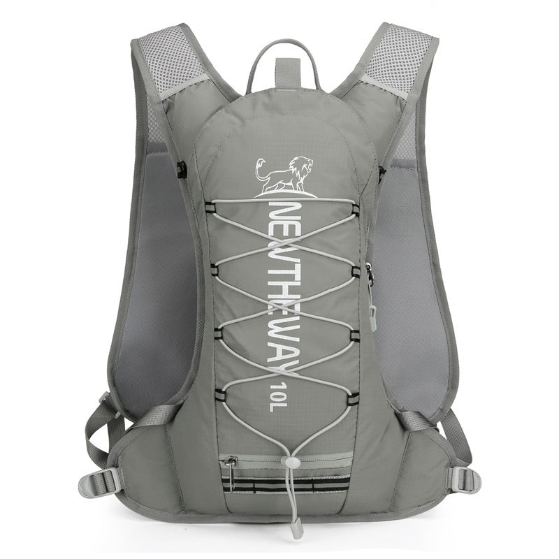 10L Cycling Backpack Outdoor Sports Running Camping Water Bag Storage UltraLight Hiking Bike Backpack Grey 0 - Tophatter Daily Deals