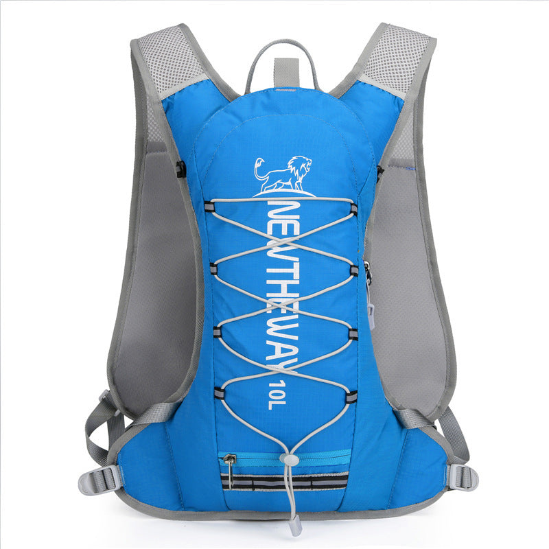 10L Cycling Backpack Outdoor Sports Running Camping Water Bag Storage UltraLight Hiking Bike Backpack Blue 0 - Tophatter Daily Deals