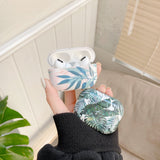 Banana Leaves Earphone Case For Cases Cute Soft Tropical Leaf Bluetooth 0 - Tophatter Daily Deals
