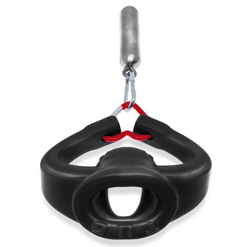 Tug Pull Down Ballstretcher Black Silicone > Sex Toys For Men > Ball Stretchers - Tophatter Daily Deals