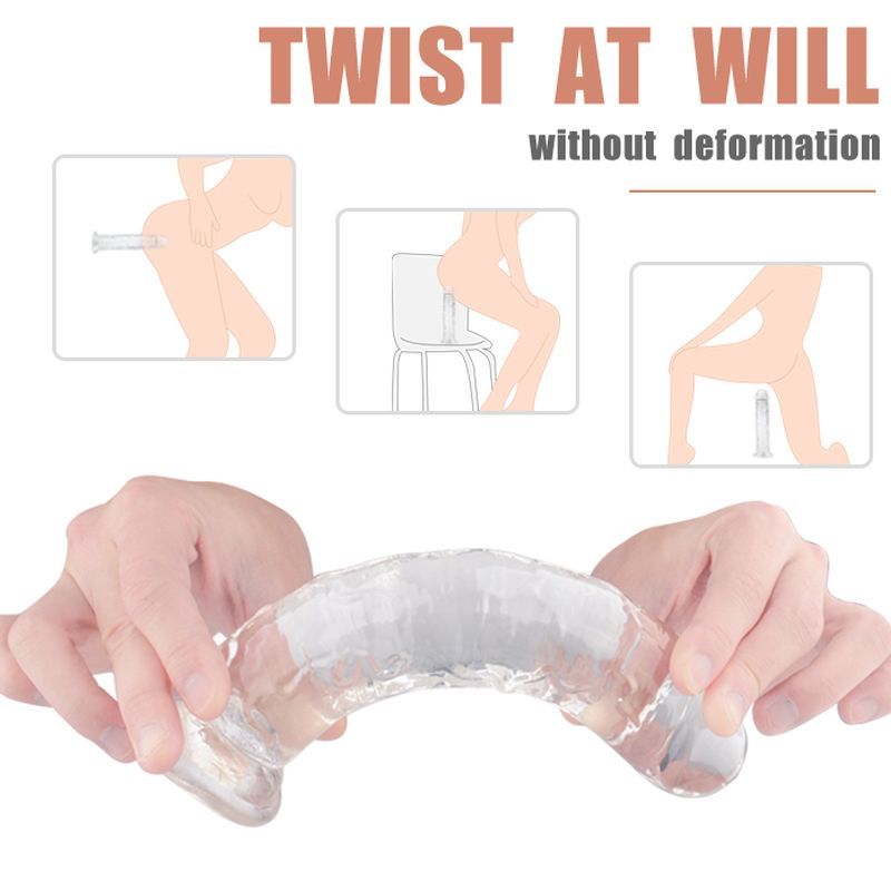 Lester 7.5" Dong Clear with Suction Base > Dildos > Realistic Dildos - Tophatter Daily Deals