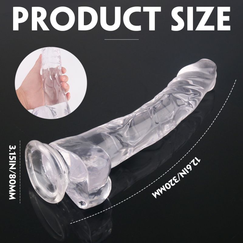 King Kong Dong with Balls Black XL – 32cm Long x 8cm Diameter Soft Realistic Dong > Dildos > Oversized Toys - Tophatter Daily Deals