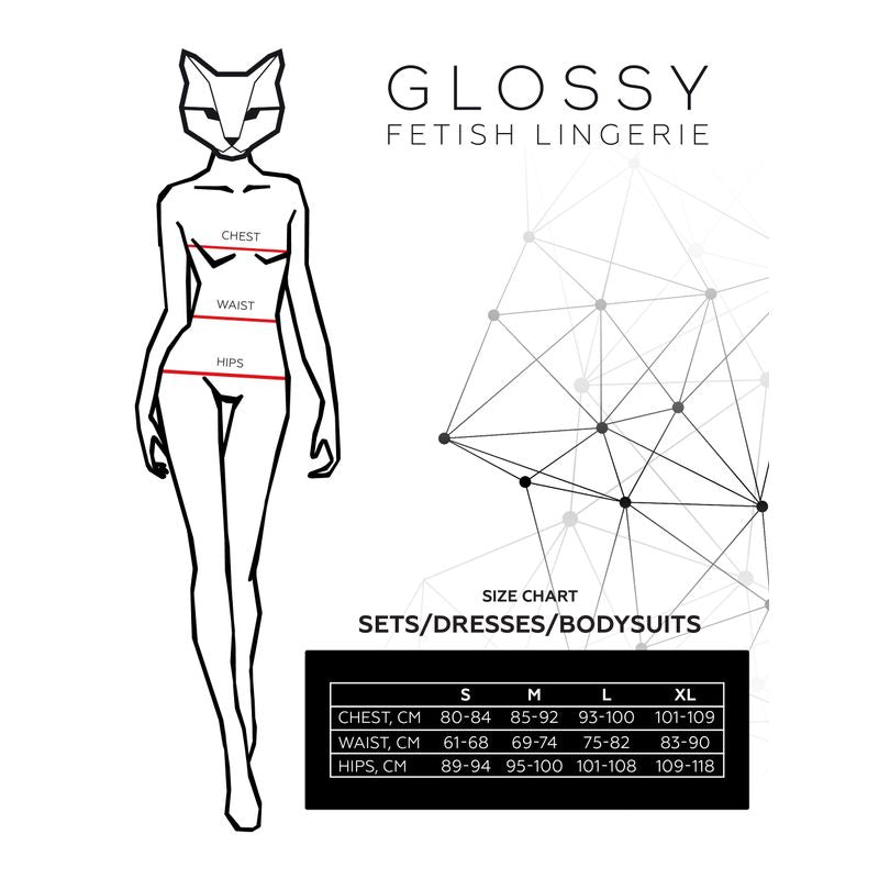 Glossy Wetlook Dress Lulu – Women's High-Gloss Dress in Sizes S to XL > Clothes > Dresses and Chemises - Tophatter Daily Deals