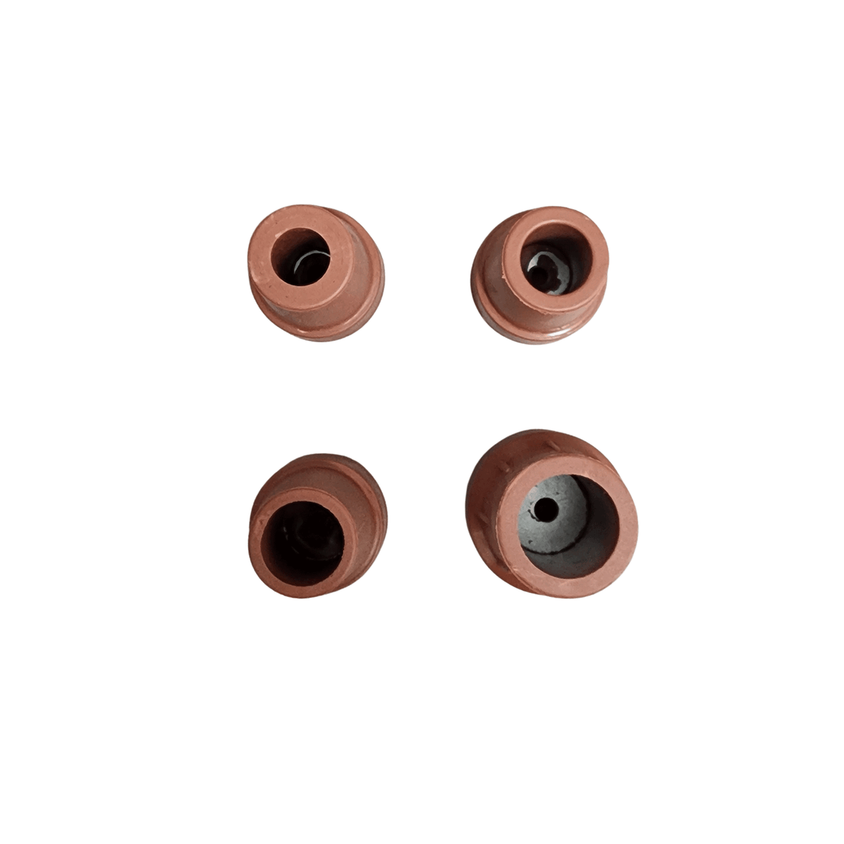 Steel-Reinforced Brown Rubber Cane Tip: High Durability Walking Cane Tips - Tophatter Daily Deals