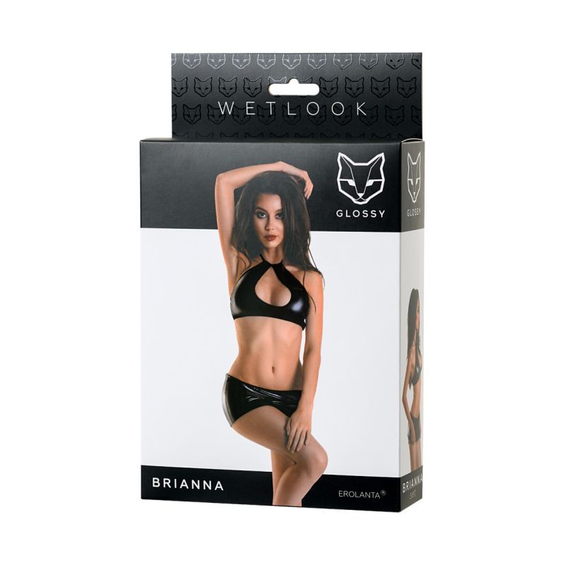 Glossy Brianna Wetlook Set – Glossy Wetlook Lingerie Set > Clothes > Lingerie Sets - Tophatter Daily Deals