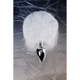 Silver Metal Anal Plug Small with White Faux Fur Tail > Anal Range > Tail Butt Plugs - Tophatter Daily Deals