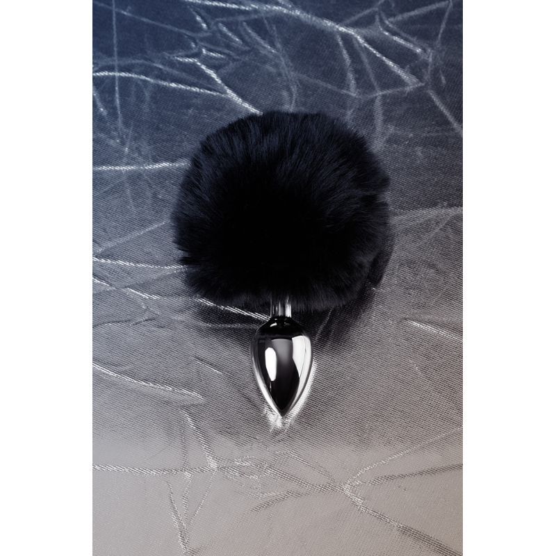 Silver Metal Anal Plug Small (Black Faux Fur) – Small Butt Plug > Anal Range > Tail Butt Plugs - Tophatter Daily Deals