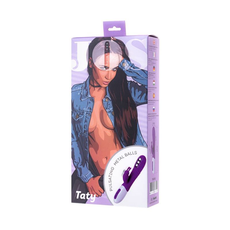 JOS Taty Pulsating Rabbit Vibrator 11cm x 3.9cm Silicone > Vibrators > Ladies > Rabbit - Tophatter Daily Deals