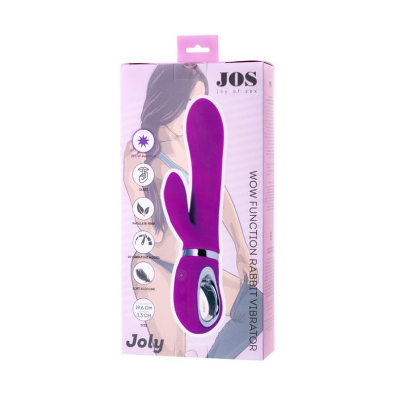 JOS Joly Fuchsia Clit Stimulating Vibrator with 10 Functions > Vibrators > Ladies > Rabbit - Tophatter Daily Deals