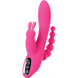 JOS Spanky Triple Stimulator 21CM Soft Silicone Vibrator > Vibrators > Ladies > Rabbit Multi - Tophatter Daily Deals