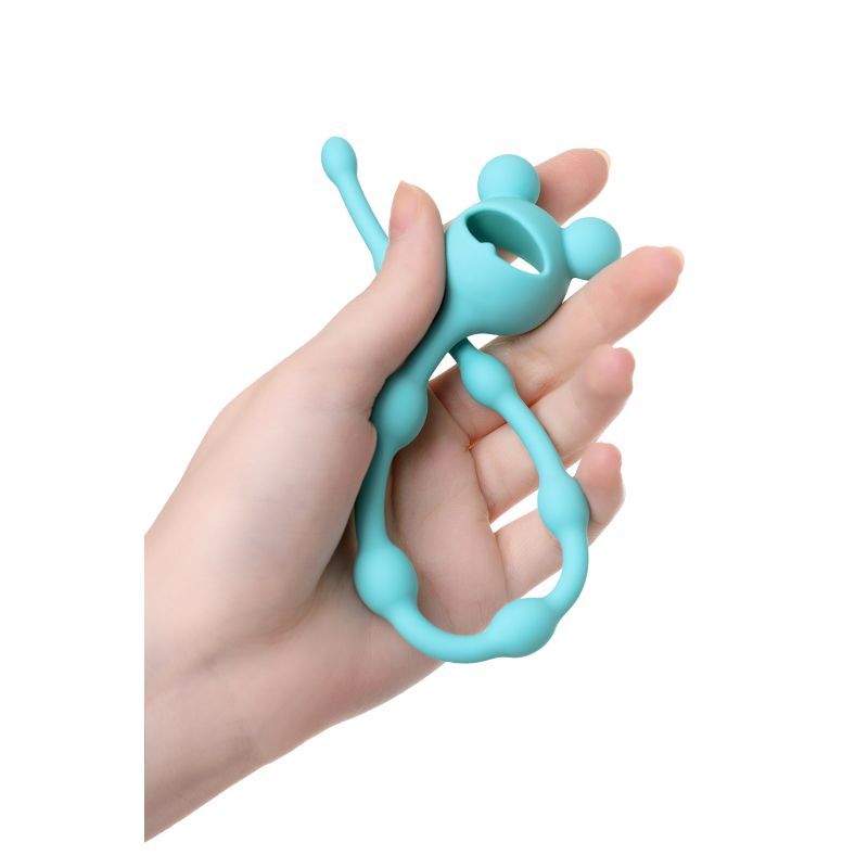 Todo Froggy Anal Chain in Teal for Beginners 27cm > Anal Range > Anal Beads - Tophatter Daily Deals