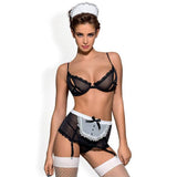 Maidme 5 Piece Lingerie Set > Clothes > Costumes > Womens - Tophatter Daily Deals