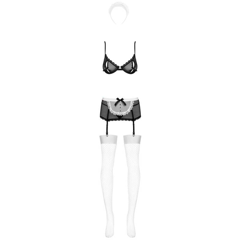 Maidme 5 Piece Lingerie Set > Clothes > Costumes > Womens - Tophatter Daily Deals