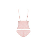 Delicanta Pink Lace Top and Panties Set for Sensual Comfort > Clothes > Bra Sets - Tophatter Daily Deals