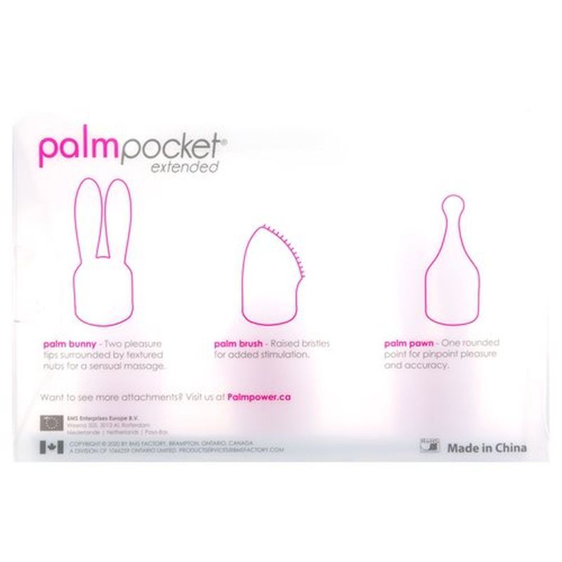 PalmPower Pocket Extended Silicone Massage Heads 3 Pc Set > Sex Toys > Replacement Parts - Tophatter Daily Deals