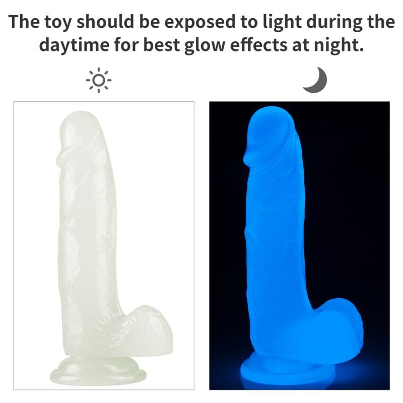 Lumino Play Glow in the Dark Dildo 7.5 Inch > Dildos > Realistic Dildos - Tophatter Daily Deals
