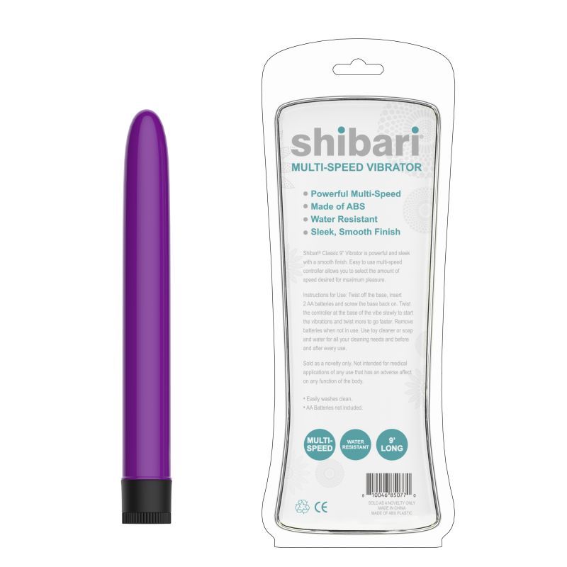 Shibari Multi Speed Vibrator 9 Inch Purple > Vibrators > Standard Vibrators - Tophatter Daily Deals