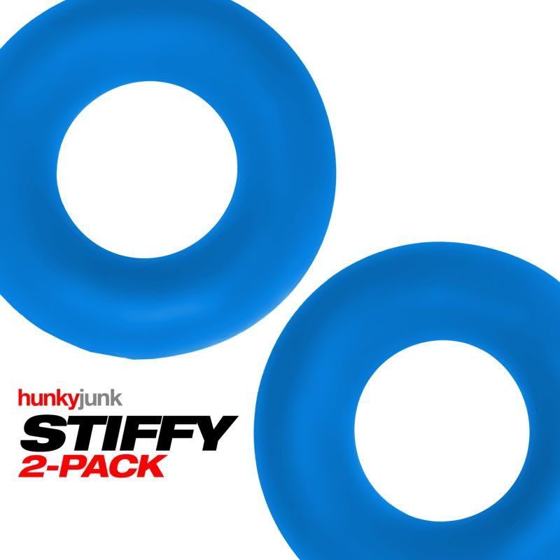Stiffy 2 Piece Bulge Cockrings by HunkyJunk in Teal Ice > Cock Ring > Sets - Tophatter Daily Deals