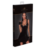 Short PVC Dress with Frilled Shoulder Straps for Night Out > Clothes > Dresses and Chemises - Tophatter Daily Deals