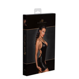 Power Wetlook Mini Dress With Lace Up Back > Clothes > Dresses and Chemises - Tophatter Daily Deals