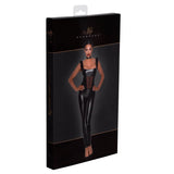 Power Wetlook Overall with Tulle Panel > Clothes > Womens Latex - Tophatter Daily Deals