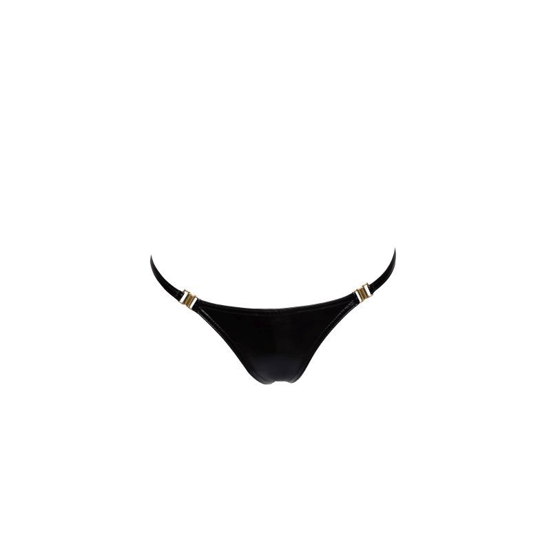 Power Wetlook Panty with Dual Side Openings and Gold Clasps > Clothes > Panties - Tophatter Daily Deals