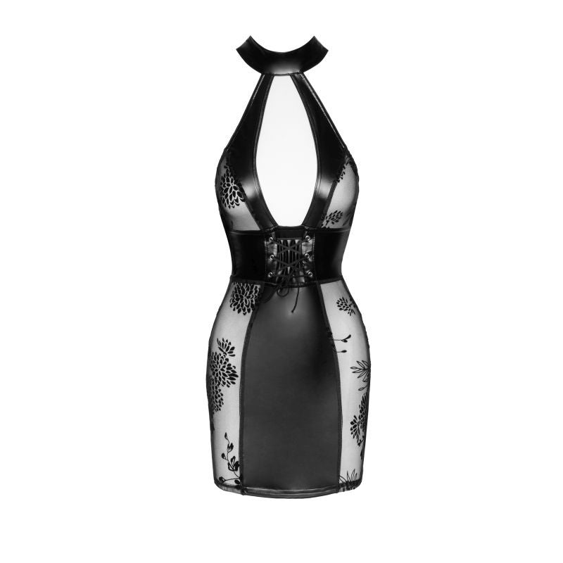 Power Wetlook Short Tulle Dress with Inserts and Corset Binding > Clothes > Dresses and Chemises - Tophatter Daily Deals