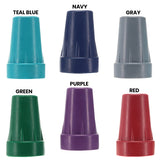 Stylish Designer Color Cane Tips: Premium 16mm Durable Rubber Walking Cane Tips - Tophatter Daily Deals