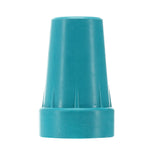 Stylish Designer Color Cane Tips: Premium 16mm Durable Rubber Cyan (Teal Blue) Walking Cane Tips - Tophatter Daily Deals